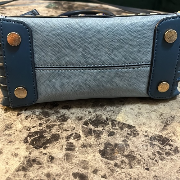 COPY - Michael Kors light blue studded crossbody bag *slight tear on side seam* - Picture 5 of 7